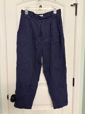 Steilmann Vintage Design Navy Blue Baggy Chinos